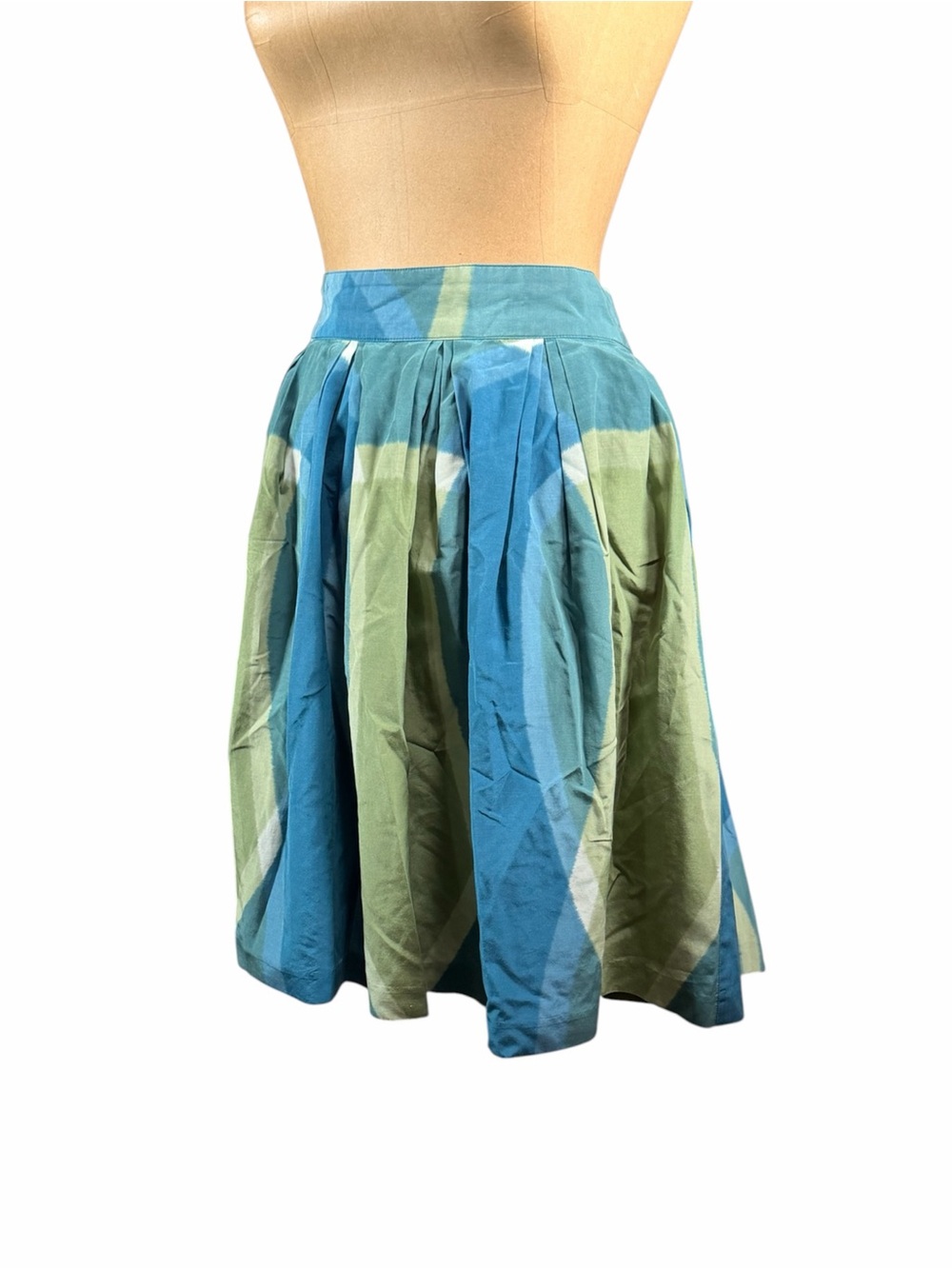 CLUB MONACO Cotton & Silk A Line Skirt